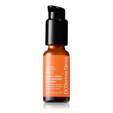 Dr dennis gross skincare ferulic + retinol triple correction eye serum, 0.5 oz