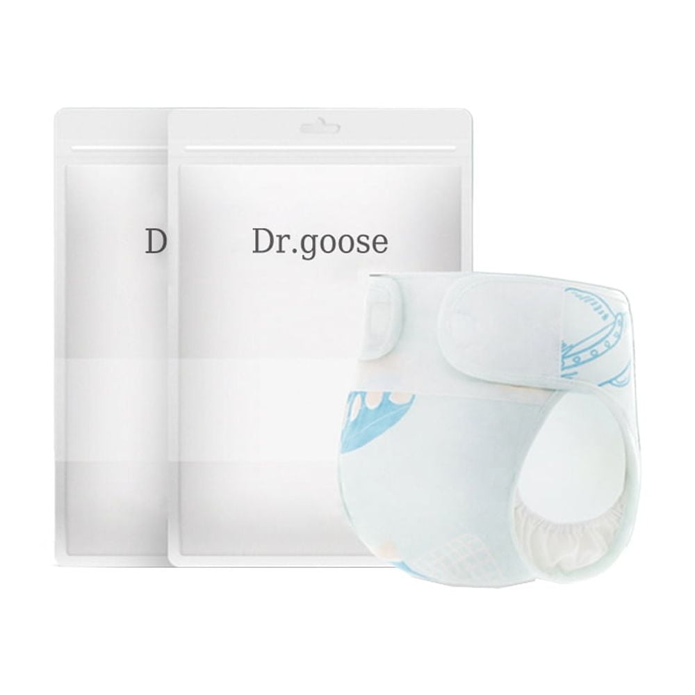 Dr.goose Babies' diaper-pants, Pull Up Style Diapers | Quilted 360 Waistband, Super Absorbent for Overnight Leak Protection | Training Pants