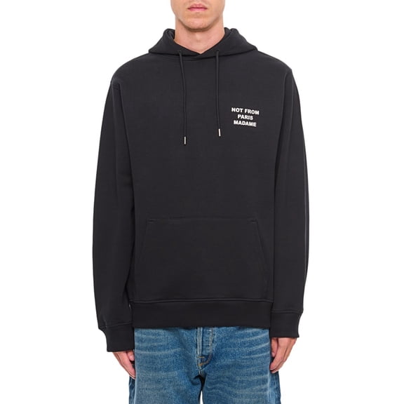 Drôle De Monsieur French Terry Hoodie With Bold Slogan (Men's)