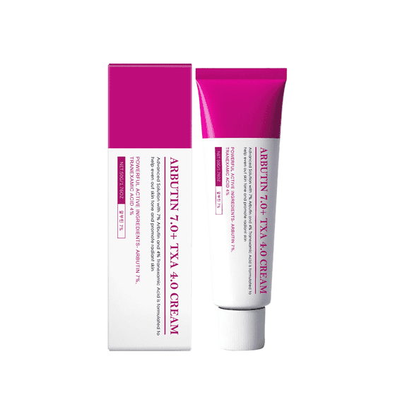 Dr.pedi Beauty Beta-Arbutin 7% and Tranexamic Acid (TXA) 4% Brightening Cream, Niacinamide and Glutathione for a More Even-Toned Appearance, 50ml / 1.69 fl.oz