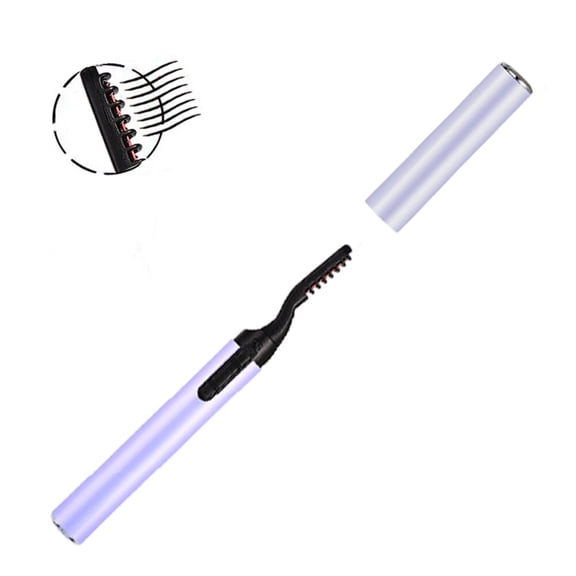 Dr.pedi Electric Eyelash Curler Pen, Battery Operated Heated Eyelash Curler for Natural Looking Curls, Safe & Easy to Use, Perfect for Travel, Home & Makeup Artists