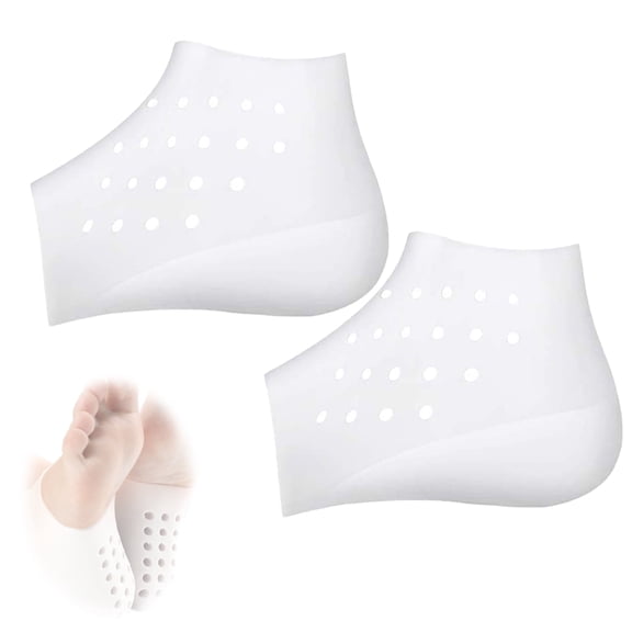 Dr.pedi Height Increase Insoles Invisible Heel Lift Inserts for Men & Women, SEBS Soft Gel Shoe Lifts for High-Top Sneakers & Boots, Discreet Comfort for Uneven Legs & Daily Wear(4.5cm, White)