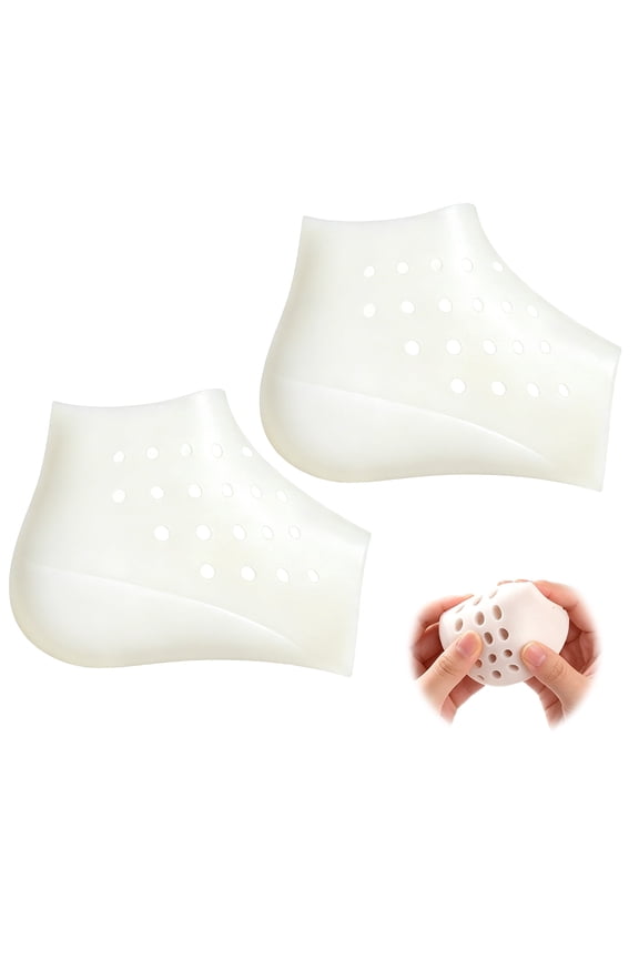 Height Increase Insoles Invisible Heel Lift Inserts for Men & Women, SEBS Soft Gel Shoe Lifts for High-Top Sneakers & Boots, Discreet Comfort for Uneven Legs & Daily Wear(2.5cm, White)