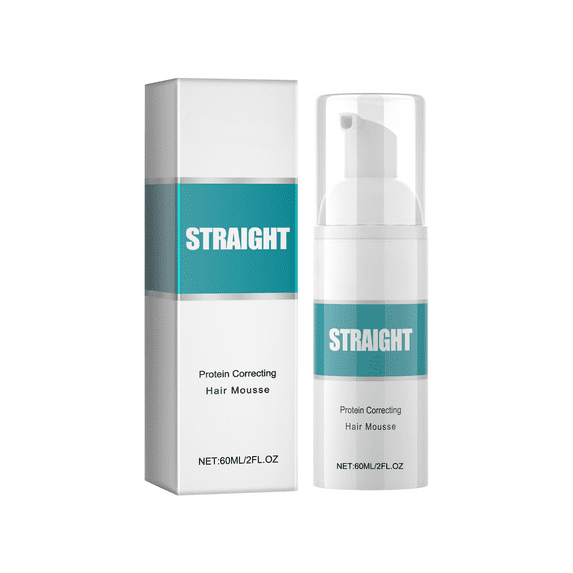 Dr.pedi Protein Correcting Hair Mousse, Smoothing & Frizz Control, Keratin Treatment, Heat Protectant, for Curly & Frizzy Hair, 60ml