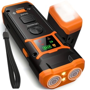 Dr.Shark Ultrasonic Dog Bark Deterrent, Anti Barking Control Tool with LED Flashlight, Handheld Dog Repeller for Training & Behavior Correction, 1 PC