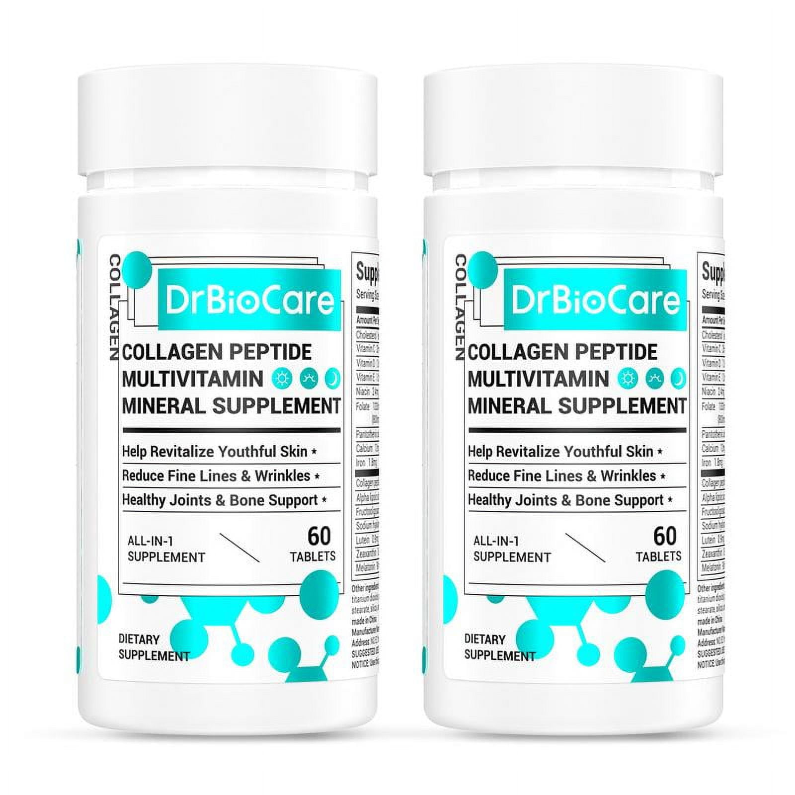 DrBioCare Collagen, Vitamin & Mineral, Contains Vitamin d3, Vitamin C