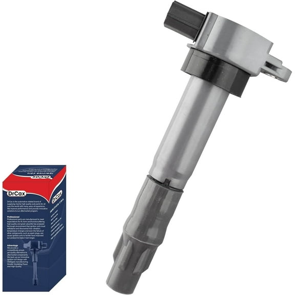 DrCax OEM Ignition Coil UF532 MR994642 Compatible with Mitsubishi Eclipse Galant Outlander Replaces 2505-307658 2.4L 3.8L - 1 Pack