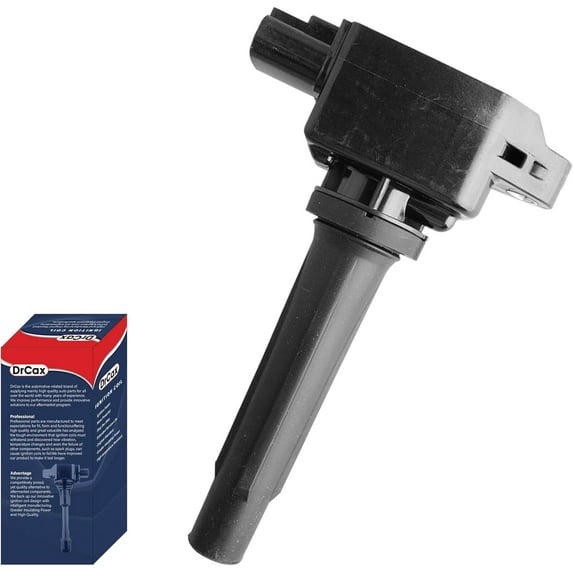 DrCax OEM Ignition Coil UF656 PE2018100 Compatible with 2012-2018 Mazda 3 Mazda 6 Mazda CX-3 CX-9 CX-5 Replaces H6T61271 GN10625 E1156 5C1894 C1837 - 2.0L 2.5L L4 - 1 Pack