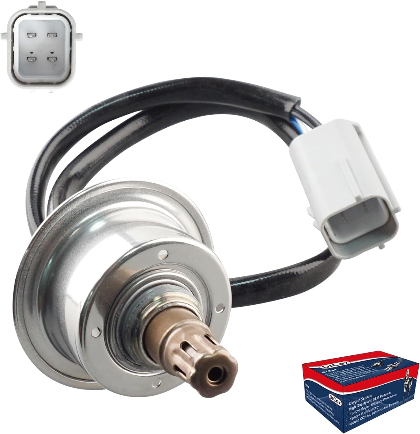 DrCax Oxygen O2 Sensor Heated Air Fuel Ratio Upstream 234-9070 15380 Compatible with Nissan Sentra 08-12 Altima Maxima Infiniti G35 QX56 Cube Frontier Pathfinder Rogue Equator Replace 25679 250-54037