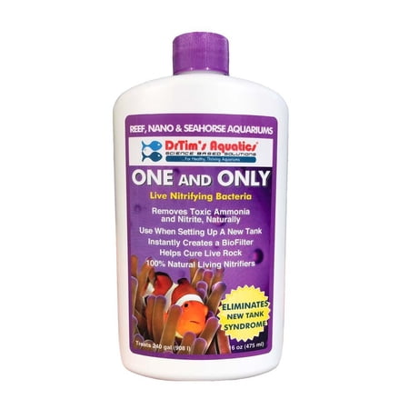 DrTim's Aquatics One & Only Live Nitrifying Bacteria for Cycling Reef 16oz