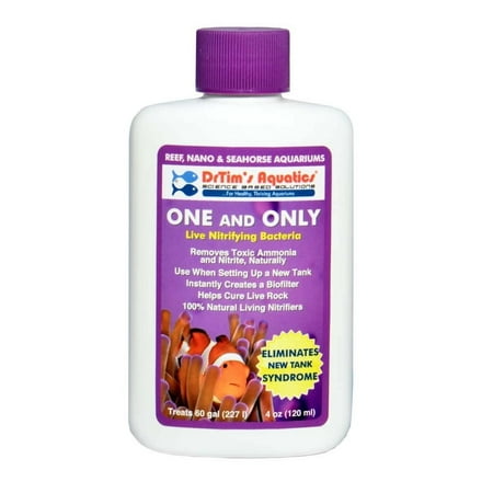 DrTim's Aquatics One & Only Live Nitrifying Bacteria for Cycling Reef 4oz