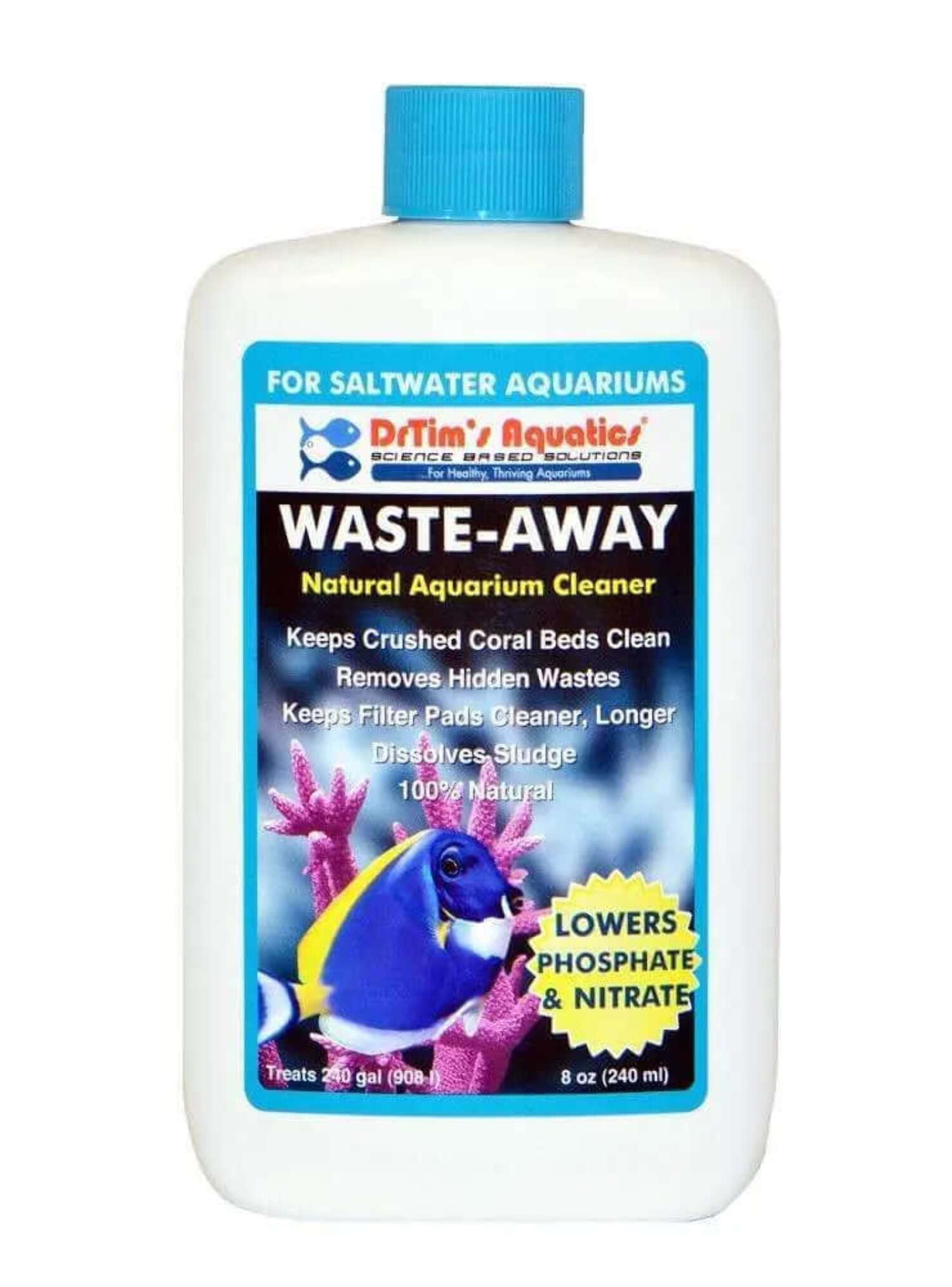 Natural Aquarium Cleaner for Saltwater Aquariums, 4 oz