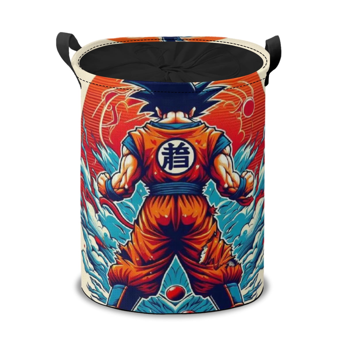 Janpanese Dragon Print Laundry Basket