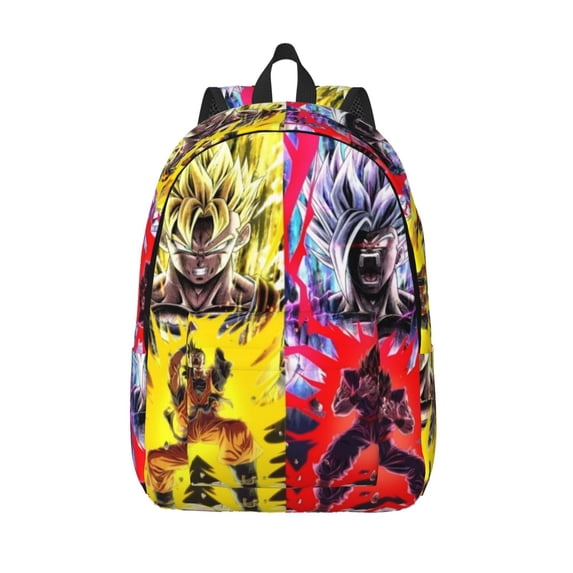 Dra_gon Ball Backpack Canvas Casual Lightweight Backpack Fashion Travel Backpack Laptop Backpack 17.7 Inch And15.7inch