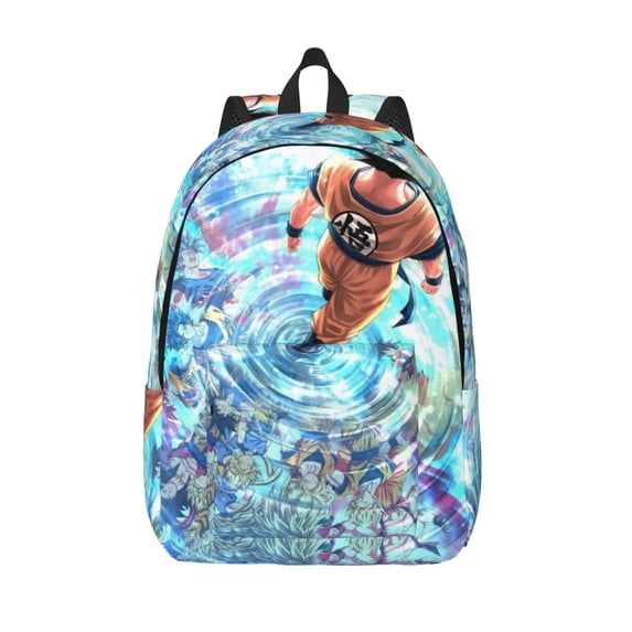 Dra_gon Ball Backpack Canvas Casual Lightweight Backpack Fashion Travel Backpack Laptop Backpack 17.7 Inch And15.7inch
