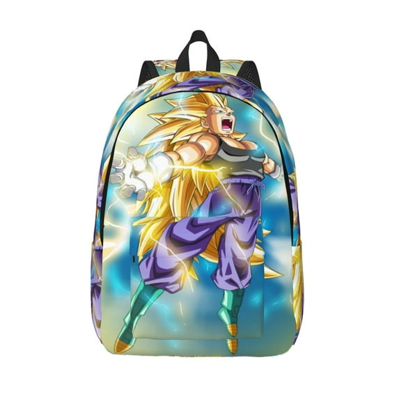 Dra_gon Ball Backpack Canvas Casual Lightweight Backpack Fashion Travel Backpack Laptop Backpack 17.7 Inch And15.7inch