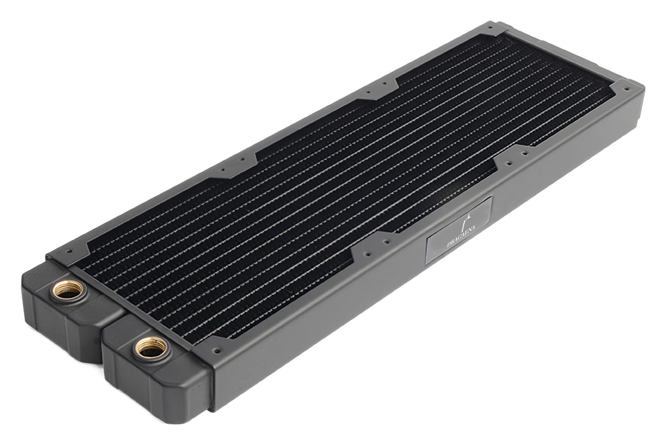 Dracaena Computer Radiator Copper Water Cooling Cooler for CPU Heat Sink - Liquid Heat Exchanger Dual G1/4 Port (360mm)