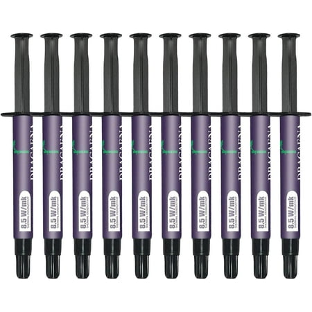 Dracaena.io 10 Pack of 4g Carbon-Based Thermal Paste, High-Performance Compound for CPUs, Consoles, GPUs, Laptops. Thermal Interface Material-CT9, High Conductivity, Long Durability, Non-Conductive