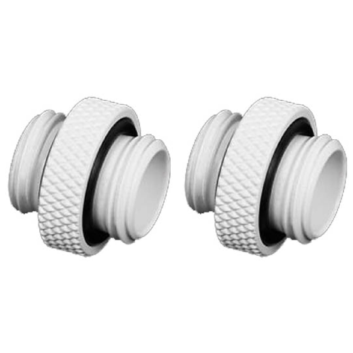 sourcing map 2 adattatori per raffreddamento ad acqua, filettatura G1/4 a diametro esterno 14 mm, raccordo a compressione in rame con anello O-ring per computer e sistema di raffreddamento ad acqua