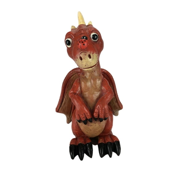 Draco The Red Miniature Dragon of Azar - a Fairy Garden Miniature by GlitZGlam