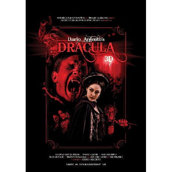 Dracula 3D Movie poster Metal Print 12x16 Large Print on Metal 12x16 Square Adults AB Posters
