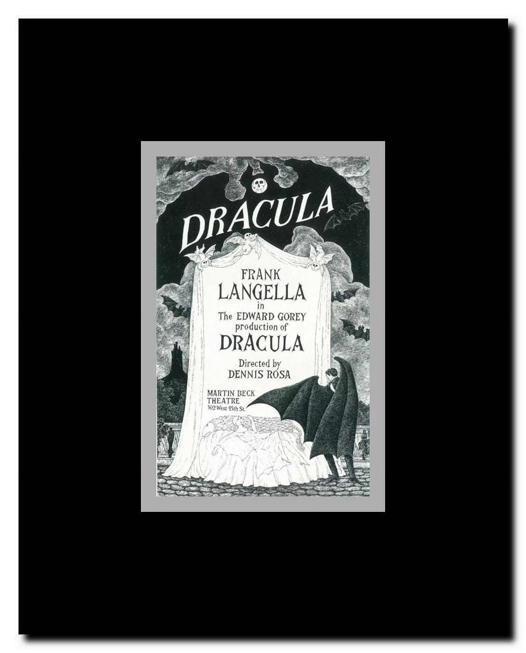 Dracula (Broadway) c.1977 Framed Movie Poster