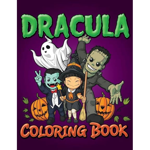 Dracula Coloring Book (Paperback)