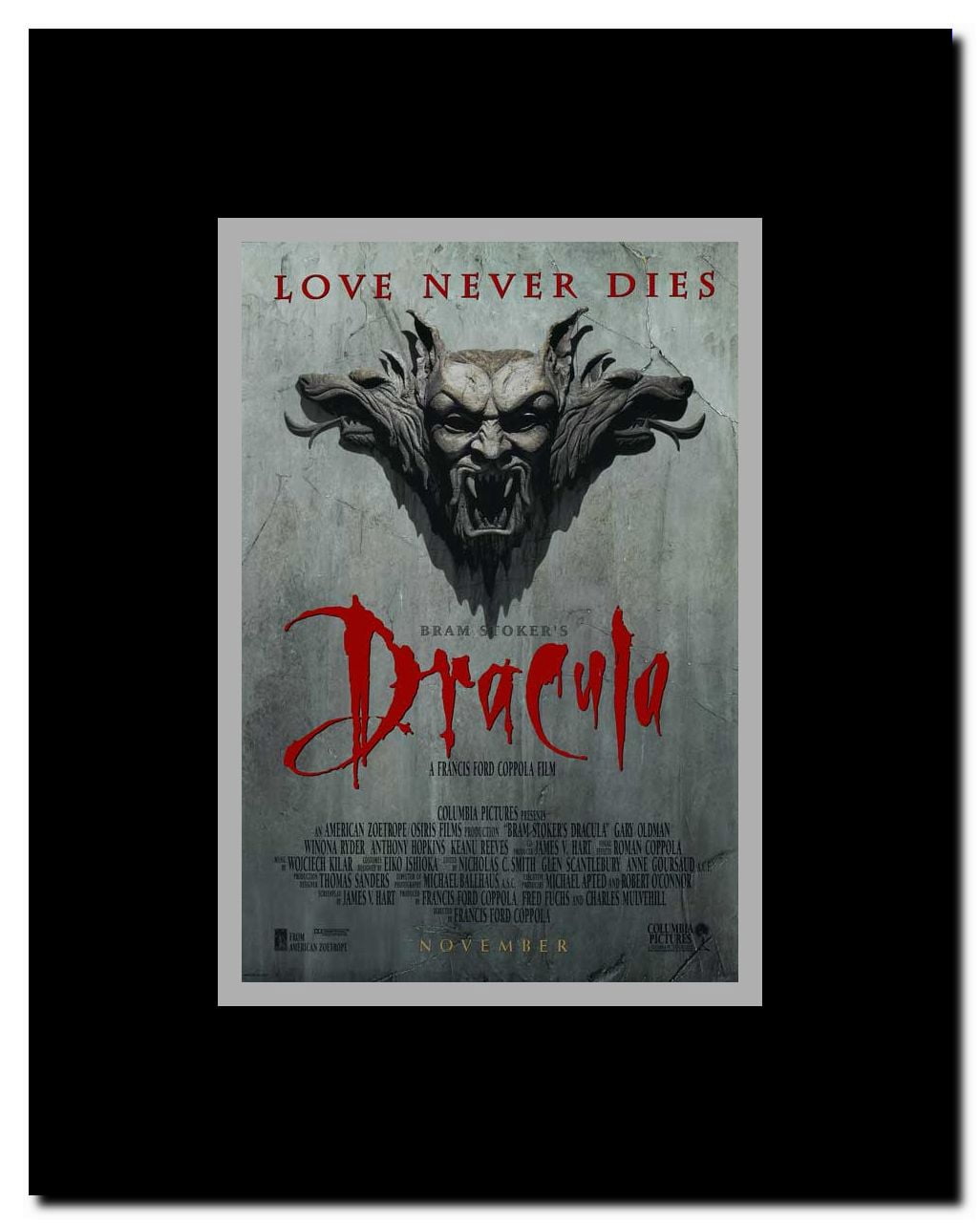Dracula Framed Movie Poster