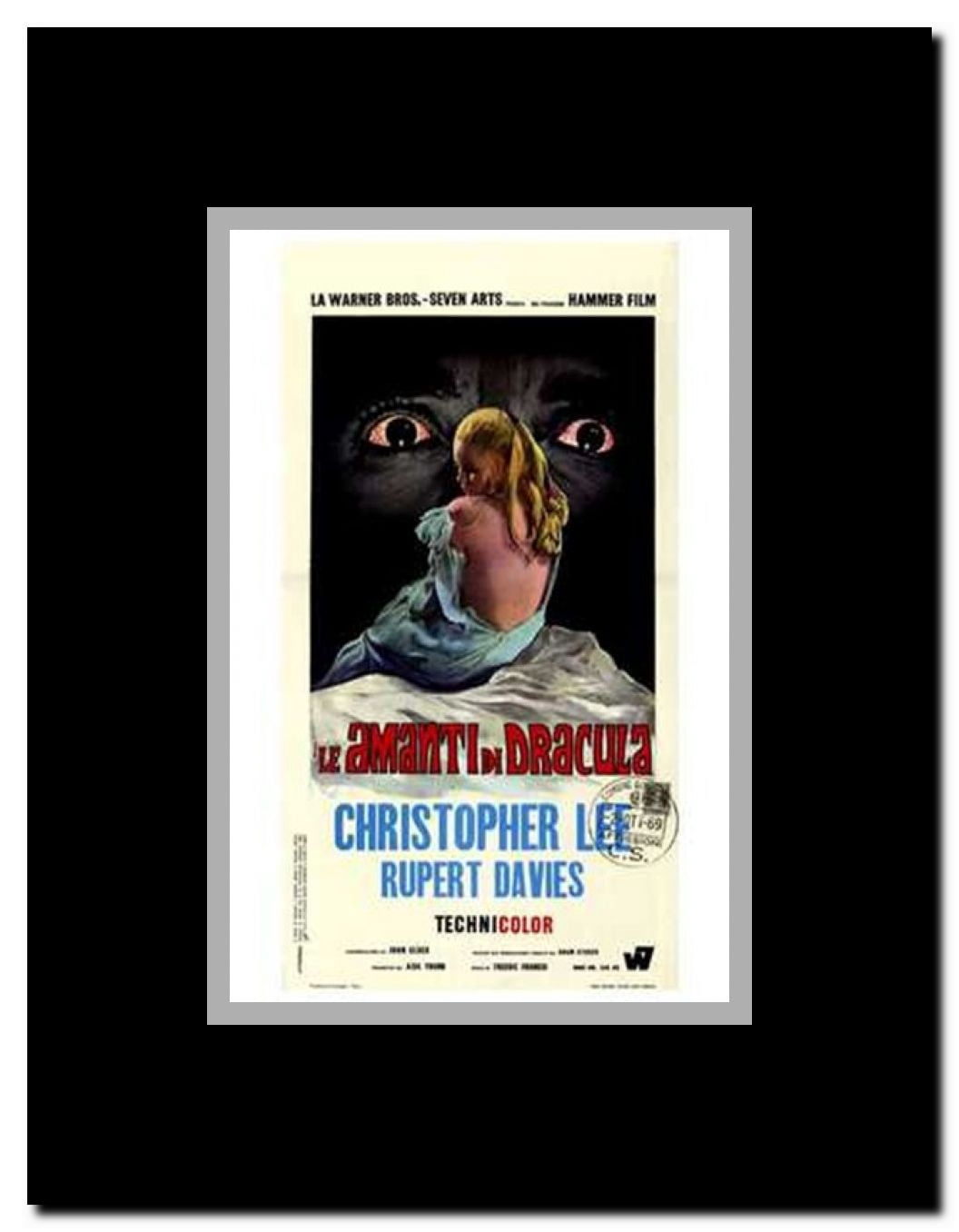 Dracula Has Risen from the Grave Framed Movie Poster