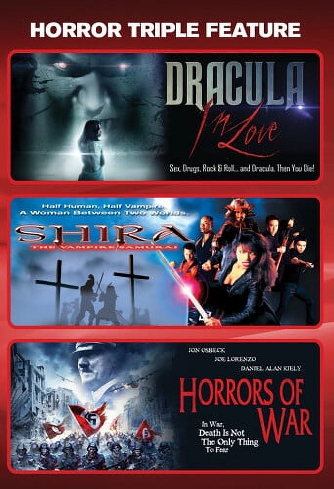 Dracula In Love + Shira: The Vampire Samurai + Horrors Of War (DVD