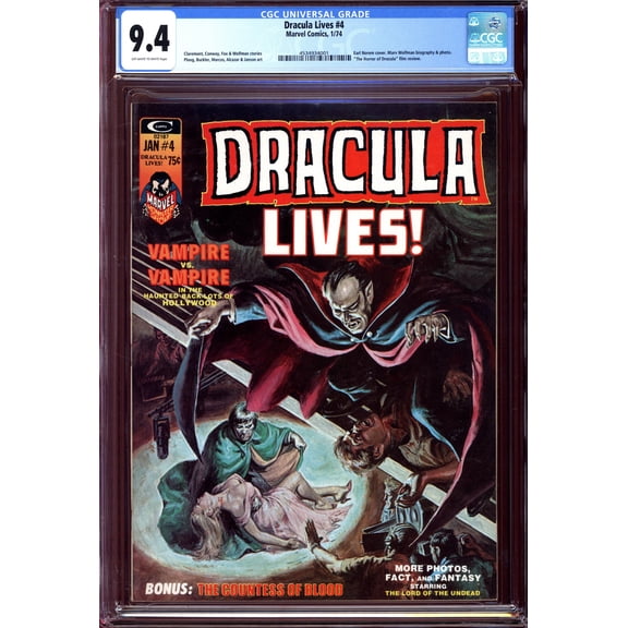 Dracula Lives #4 - CGC 9.4 Comic Book