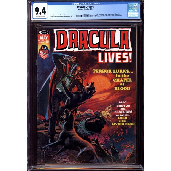 Dracula Lives #6 - CGC 9.4 Comic Book