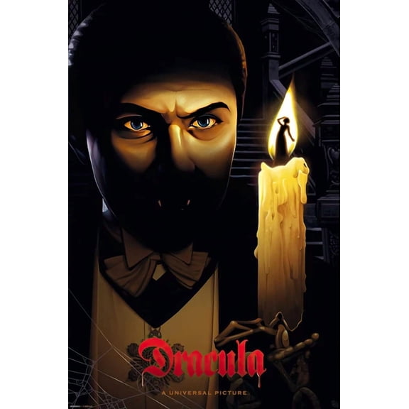 Dracula - Movie Poster (Universal Monsters - Bela Lugosi) UNFRAMED PAPER POSTER, Home Decor