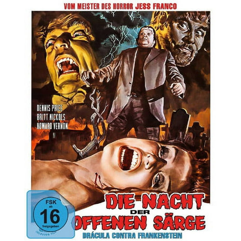 Dracula, Prisoner of Frankenstein ( Dr cula contra Frankenstein ) [  Blu-Ray, Reg.A/B/C Import - Germany ]