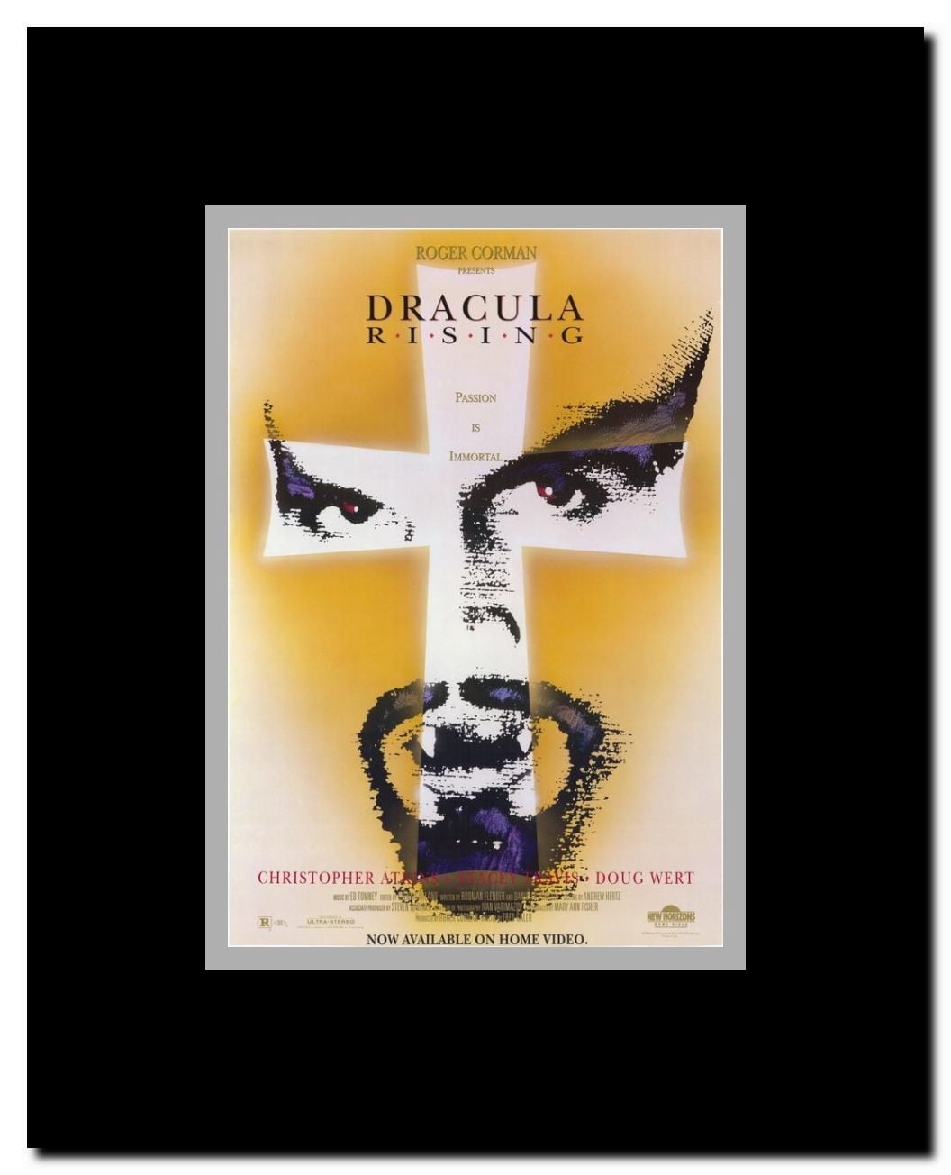 Dracula Rising Framed Movie Poster