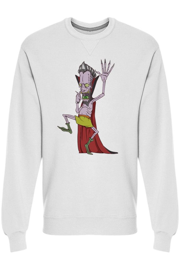 Dracula Rising Leg And Arm Sweatshirt Men's -Image by Shutterstock