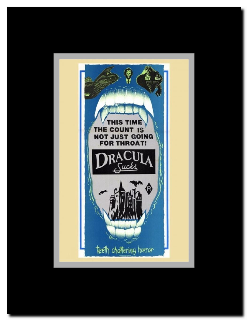 Dracula Sucks c.1979 Framed Movie Poster