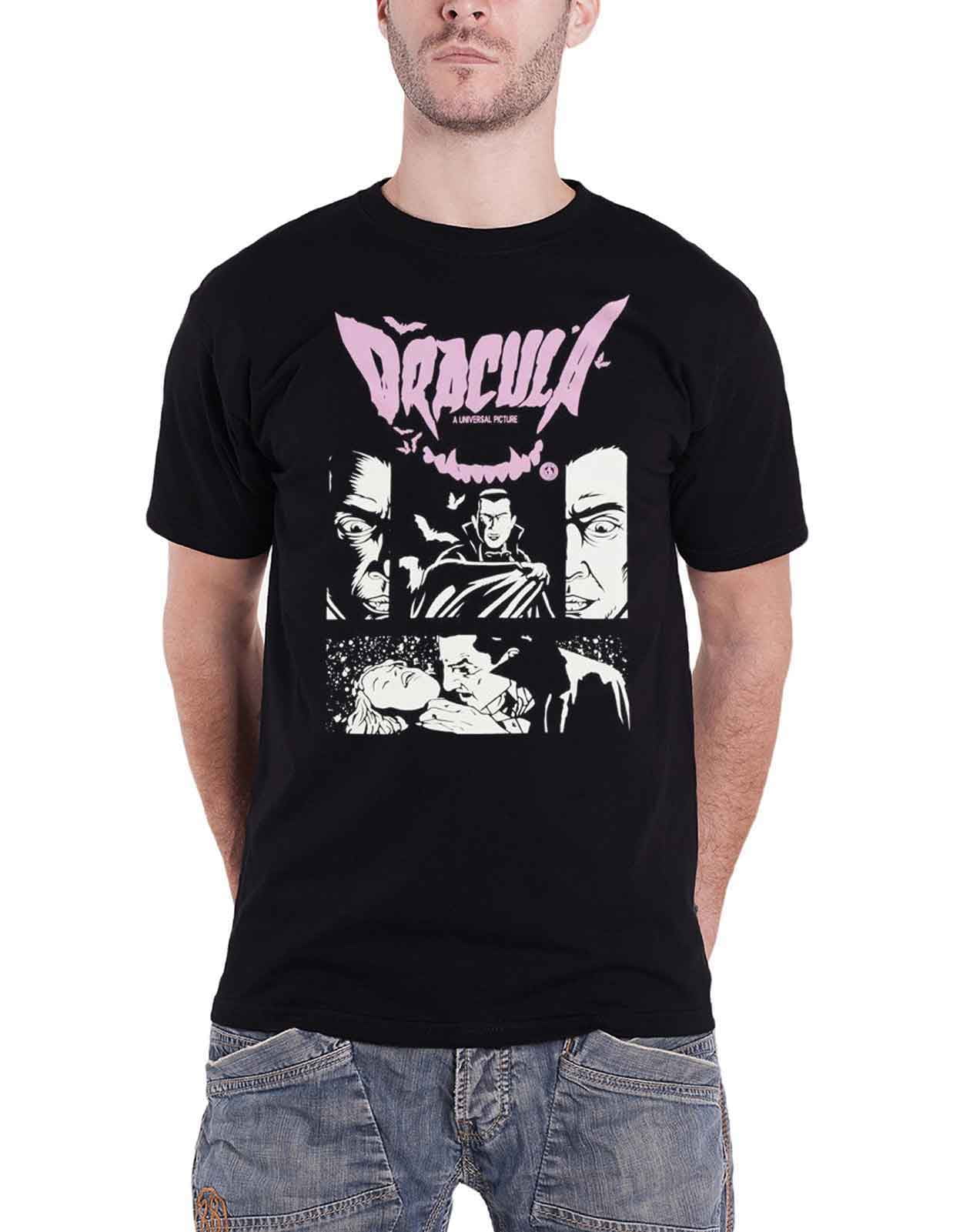 Dracula T Shirt Cartoon Logo new Official Mens Black - Walmart.com