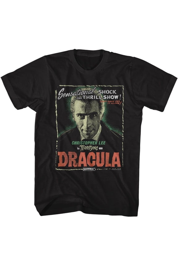 Dracula Terrifying Christopher Lee Men's T Shirt