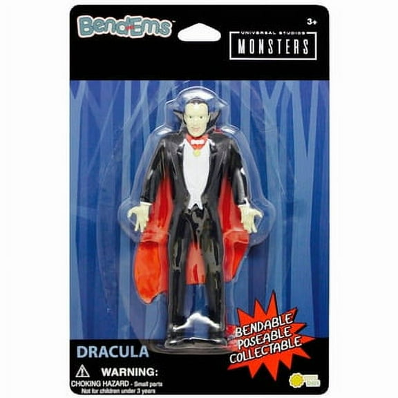 Dracula Universal Studios Monsters BendEms Bendable Action Figure 5.5"