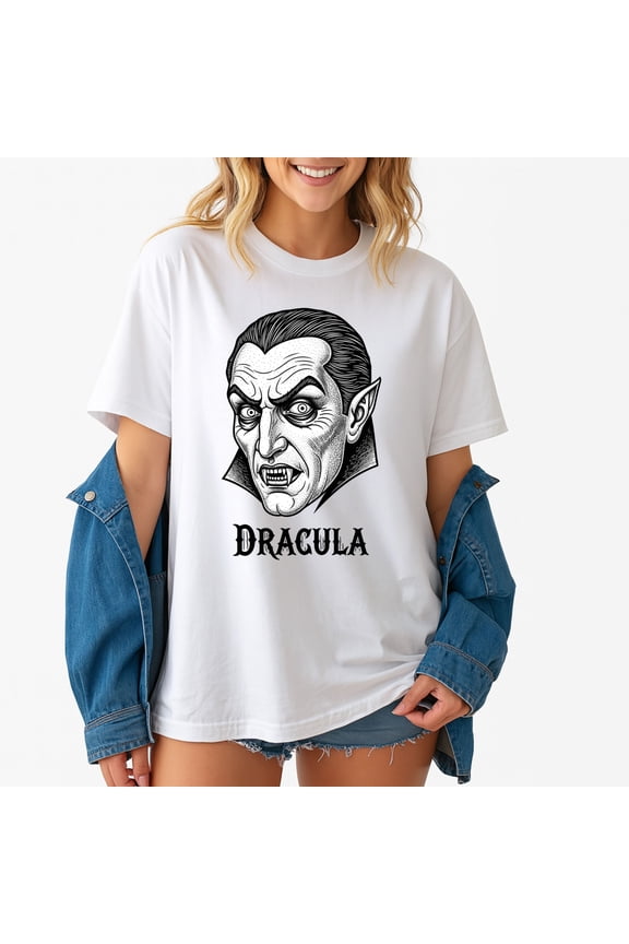 Dracula Vintage Gothic Vampire Halloween Horror – T-Shirt / Hoodie / Sweatshirt – Retro Horror – Halloween Fans