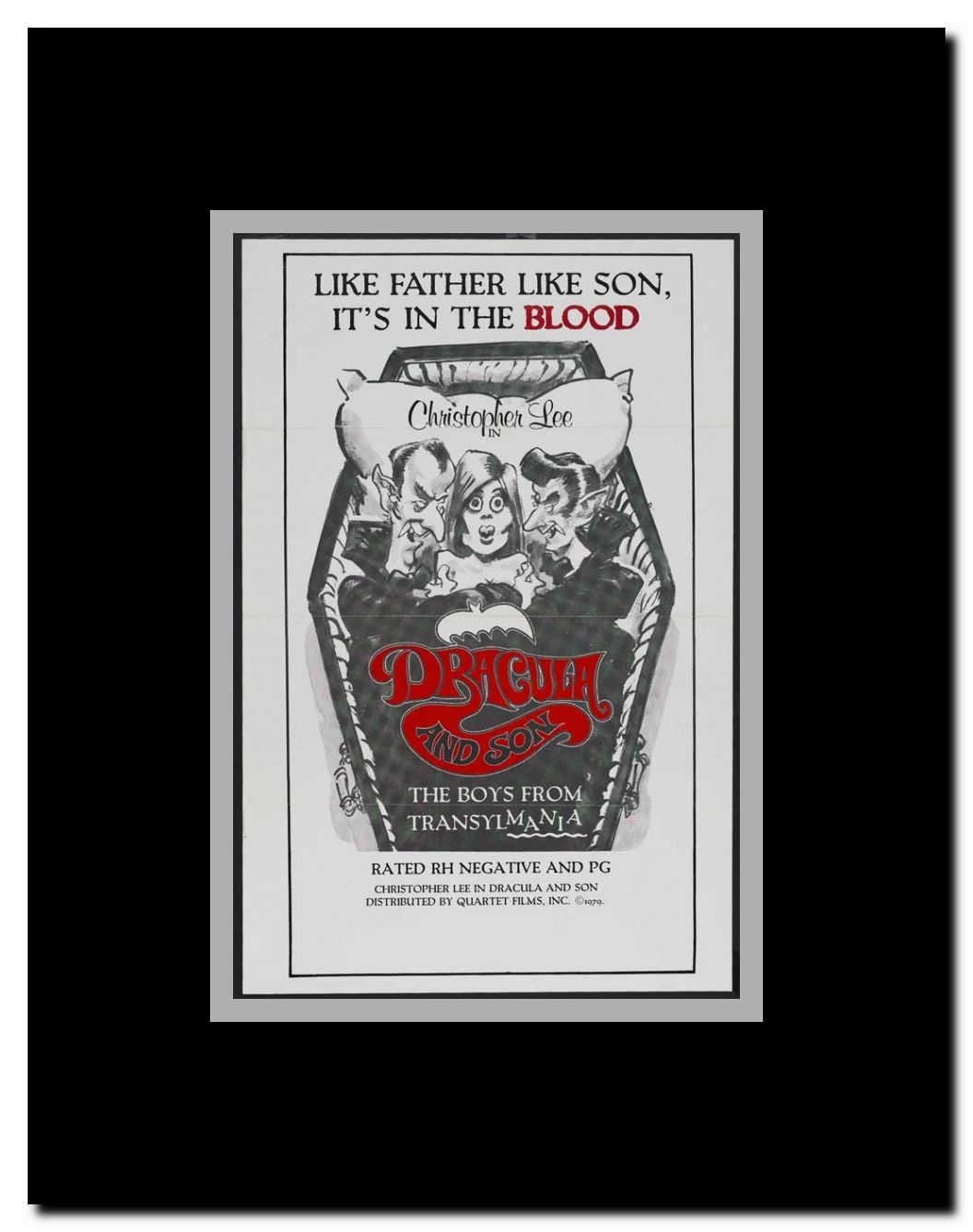 Dracula and Son Framed Movie Poster