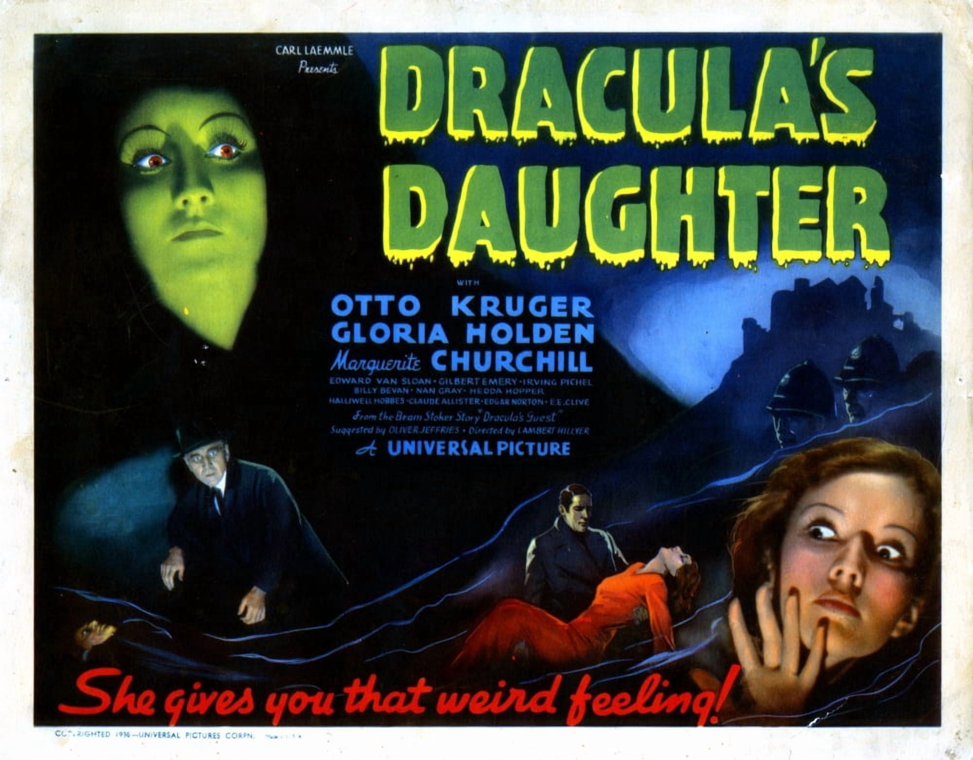 DraculaS Daughter Canvas Art - (28 x 22)