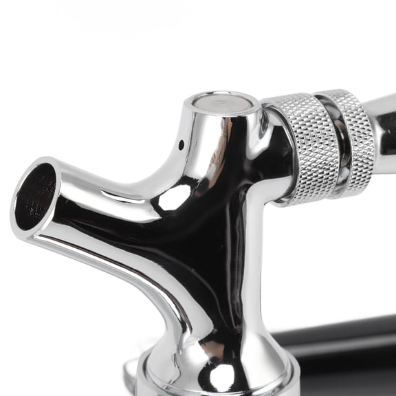 Draft Beer Kegerator Tower Stainless Steel Double Beer Tap Faucet for Home Bar Beer Brewing Kegs