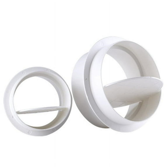 Draft Blocker Damper Ventilation Check Valve Draught Back Shutter for Inline Ducting Kitchen Home Ventilation Grill