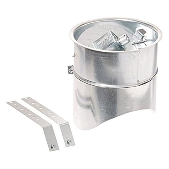 Draft Control 8RC with collar 8" RC for oil or coal-fired furnace or boiler heating equipment 8 inch RC