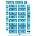 thumbnail image 1 of Draft Double Line Border Document Sticker Set - Light Blue - Matte Finish - 2.00" Large, 1 of 7