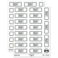 thumbnail image 1 of Draft Double Line Border Document Sticker Set - White - Gloss Finish - 2.00" Large, 1 of 7