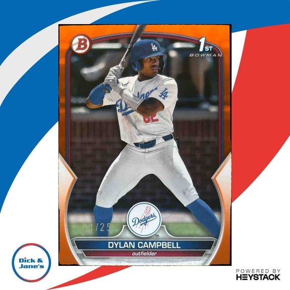 Draft Dylan Campbell #BD-181 Base Orange