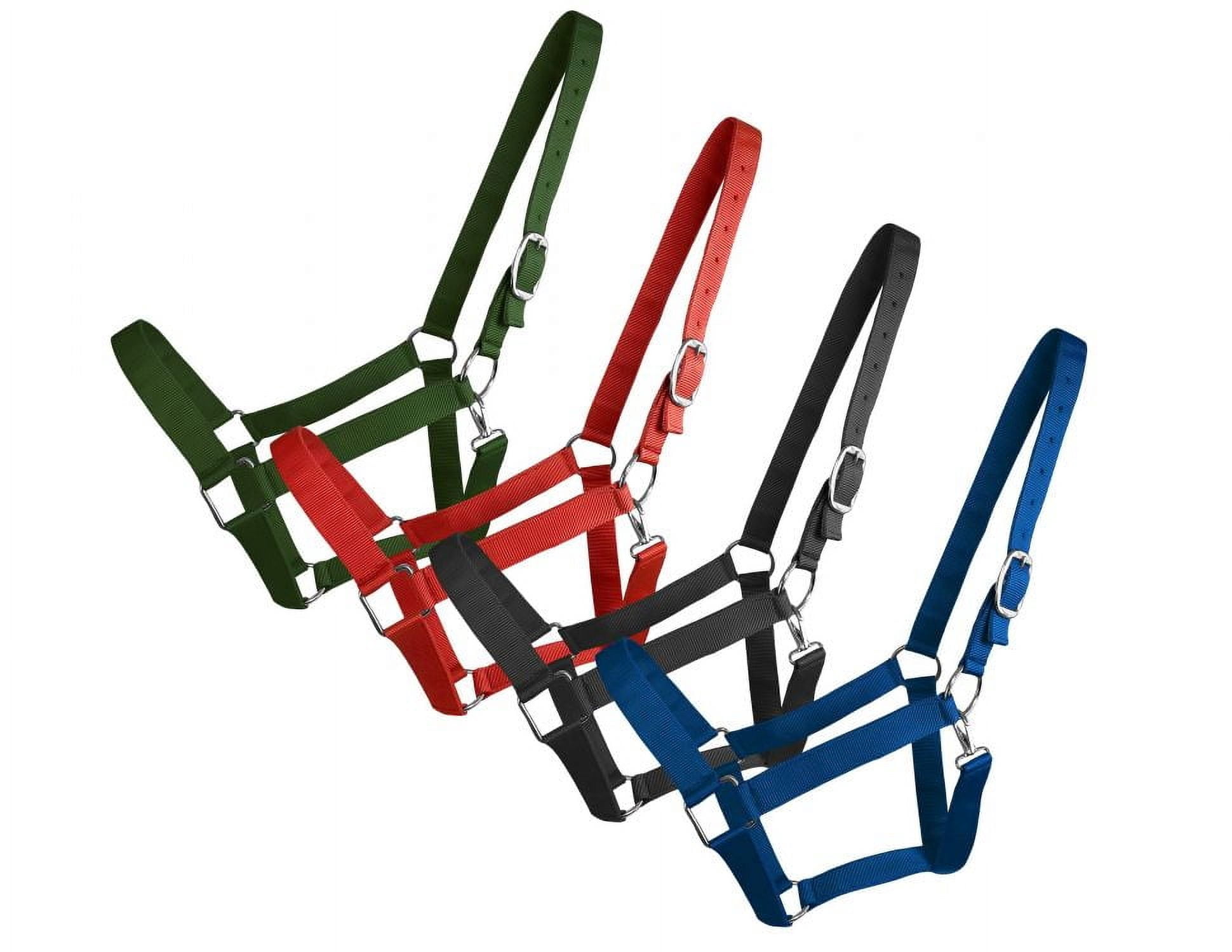 Draft Horse Size Nylon Halter (Black) - Walmart.com